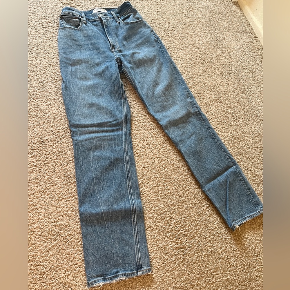 Abercrombie & Fitch Jeans | 90’s Straight Ultra High Rise Curve Love | Size 26